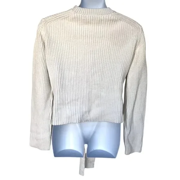 Proenza Schouler Chunky Cotton Cashmere Ballet Wrap Sweater size XL NWT - Picture 10 of 14